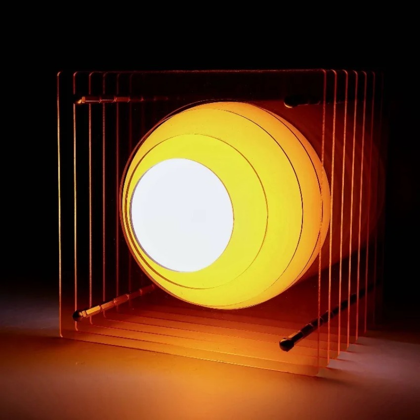 Desk Setup Lamp - DIY Acrylic Thousand Layer Lamp Moon