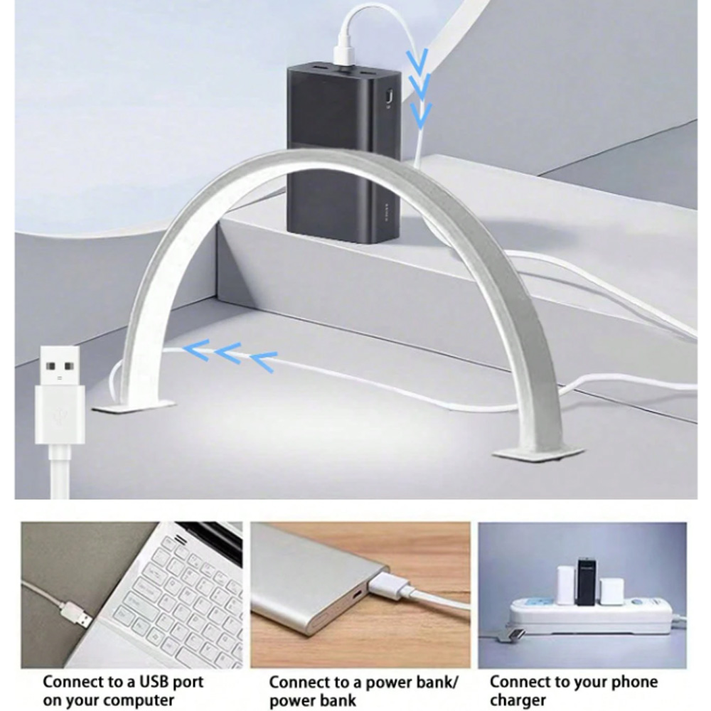 Desk Setup Lamp - Nail Lamp 40/66CM Fill Light USB