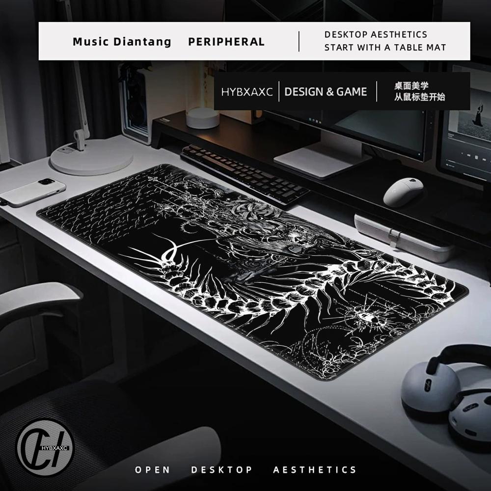 Black White Cybersigilism Desk - đánh giá và giá Desk Setup Aesthetic