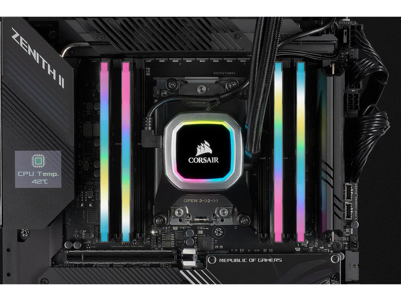 CORSAIR Vengeance RGB Pro SL 1 - đánh giá và giá Corsair Ram Vengeance 16Gb