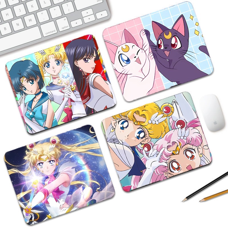 Sailor Moon Kawaii Mouse Pad S - đánh giá và giá Desk Setup Cute