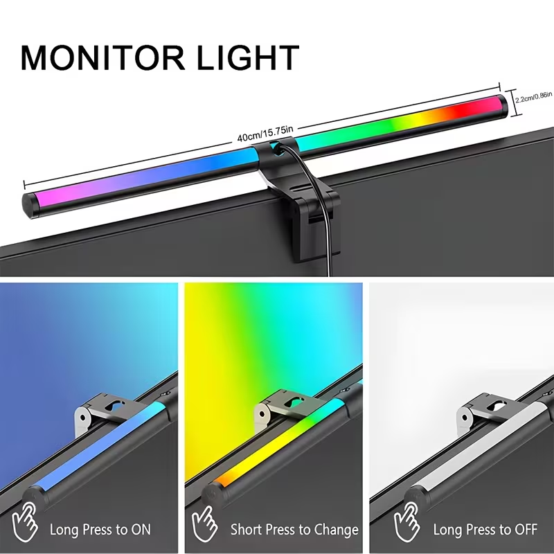 Monitor Light Bar RGB Lightbar - đánh giá và giá Desk Setup Equipment