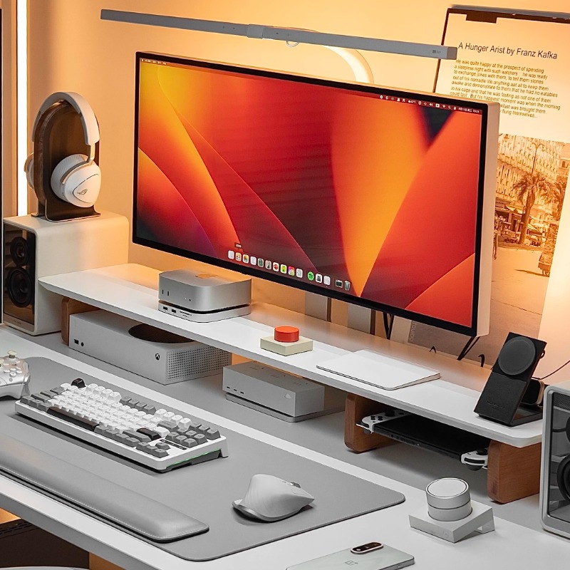 Modern Monitor Riser Stand Erg - đánh giá và giá Desk Setup With Laptop And Monitor