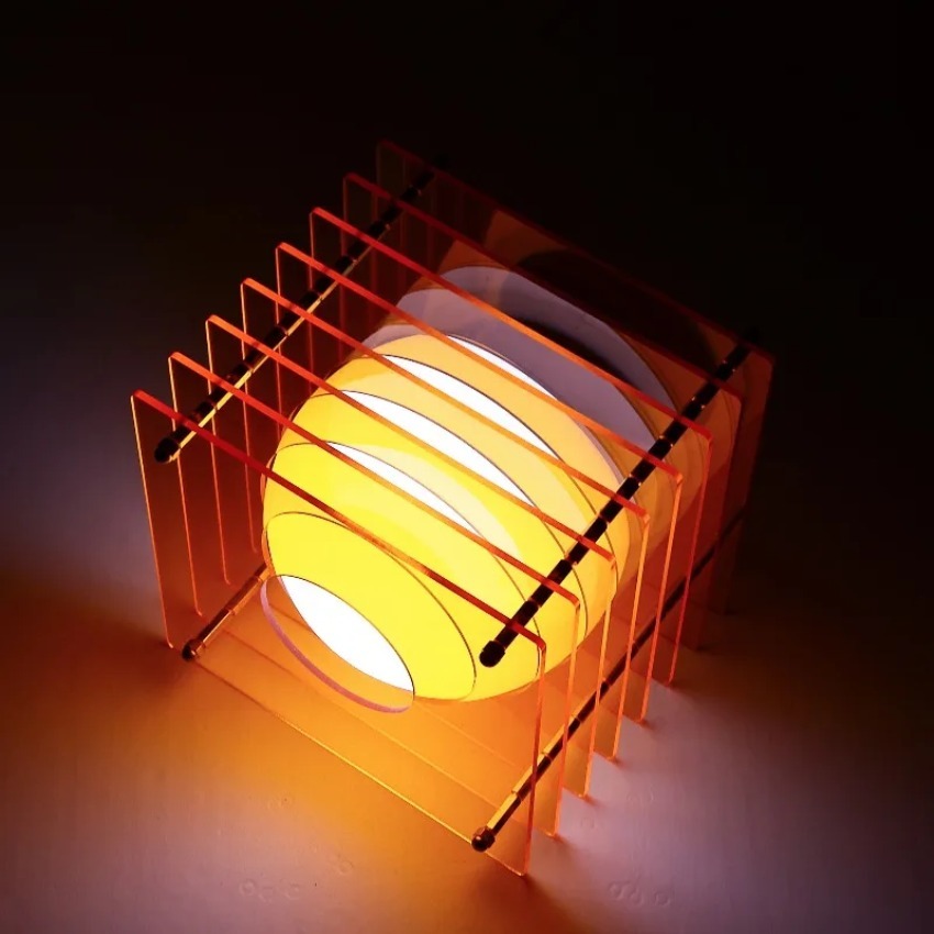 DIY Acrylic Thousand Layer Lam - đánh giá và giá Desk Setup Lamp
