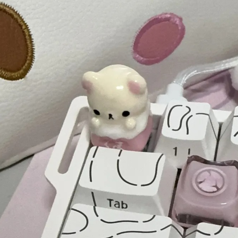 Kawaii Rilakkuma Keycaps Relax - đánh giá và giá Desk Setup Equipment