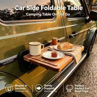 Outdoor Camping Picnic Car Sid - đánh giá và giá Desk Setup Equipment