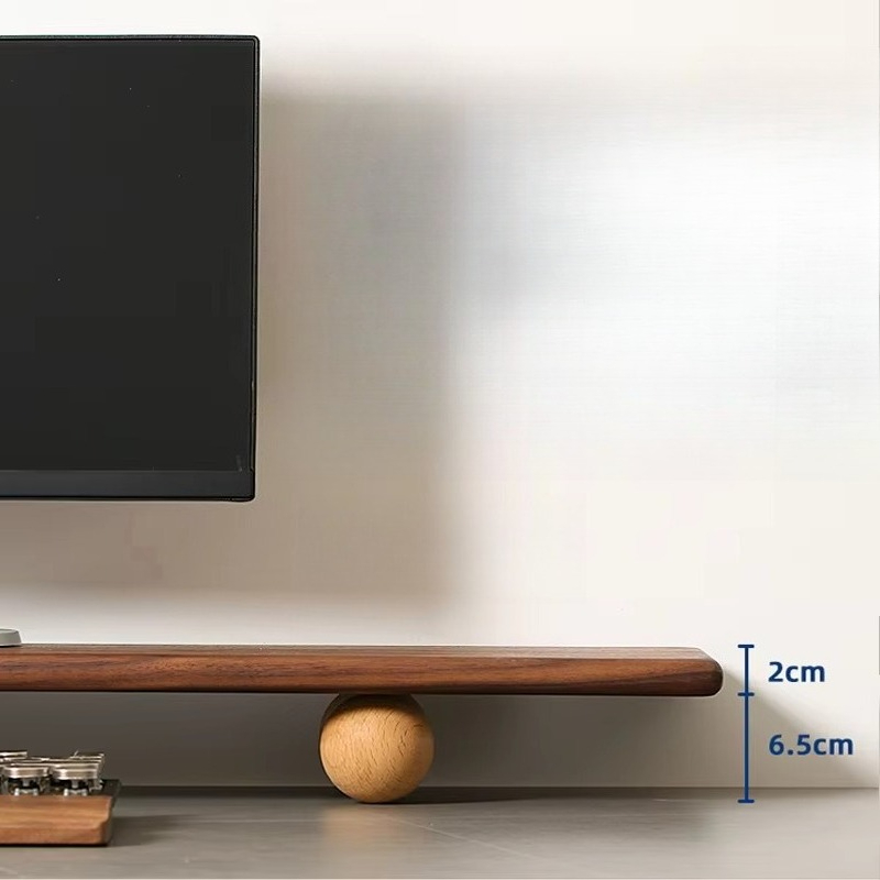 Solid Wood Monitor Riser Lapto - đánh giá và giá Desk Setup With Laptop And Monitor