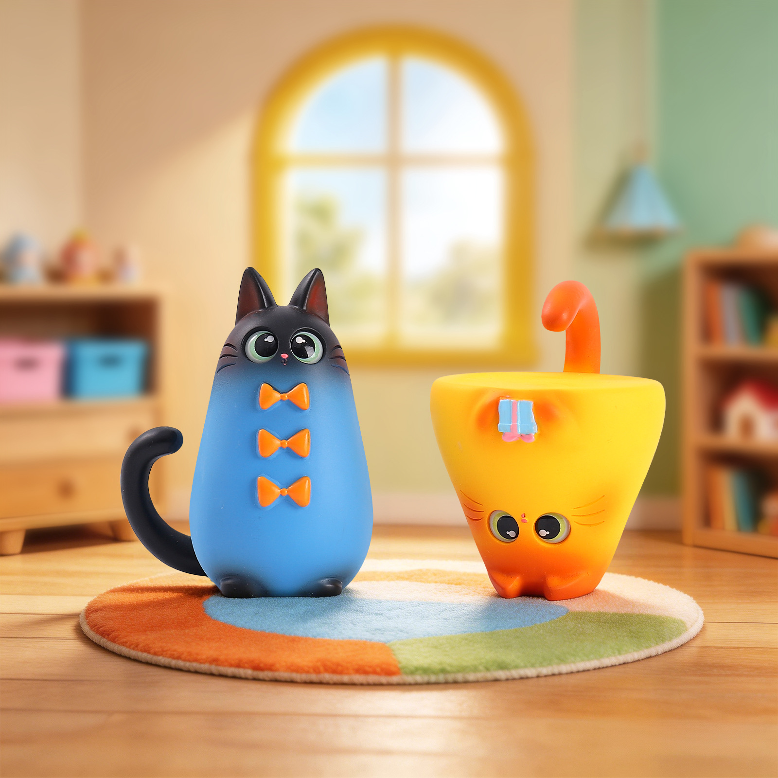 Blind Box Cat Figurine Resin C - đánh giá và giá Desk Setup Equipment