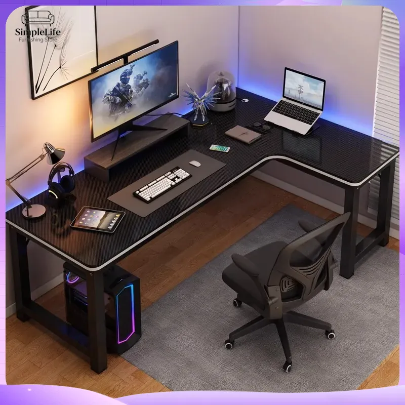 Corner Gaming Desk Computer De - đánh giá và giá Desk Setup With Laptop And Monitor