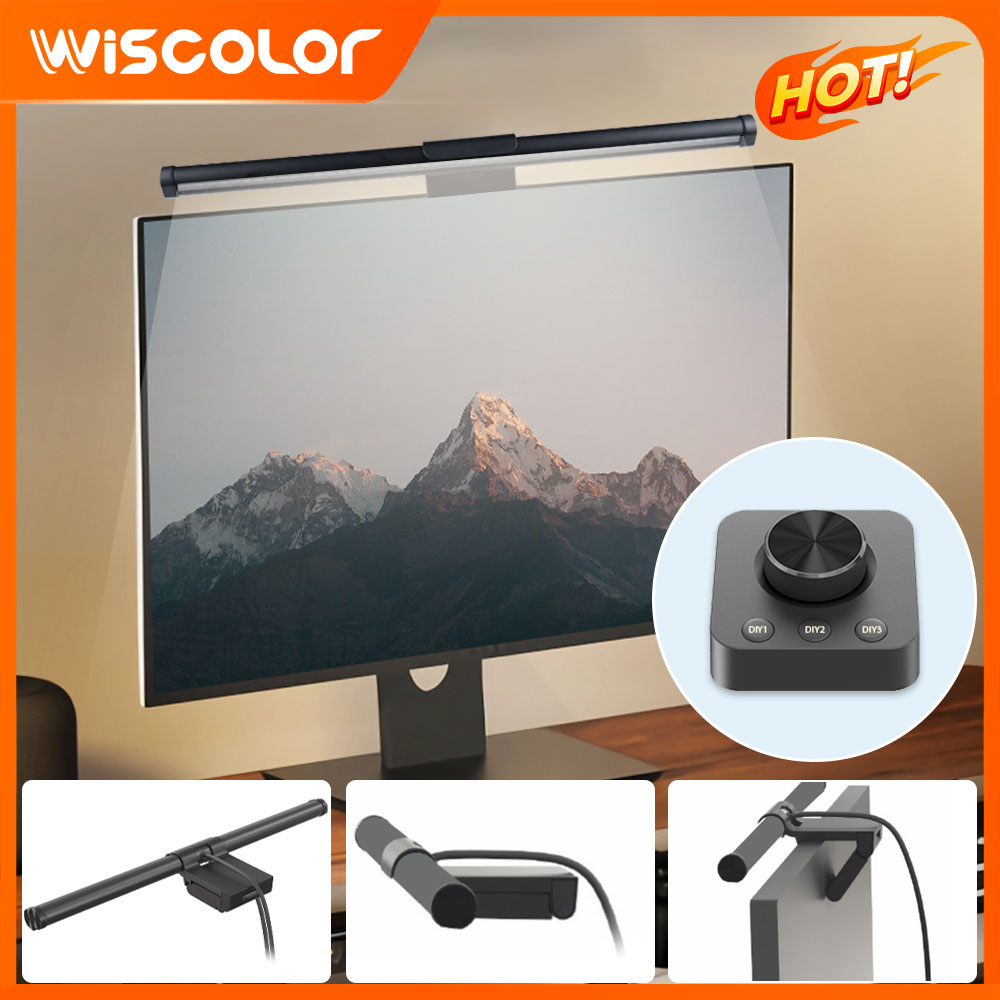 RGB Light Bar Monitor Setup De - đánh giá và giá Setup Desk Monitor