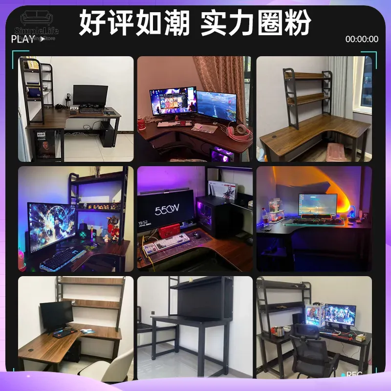 Corner Gaming Desk Computer De - đánh giá và giá Setup Desk Monitor