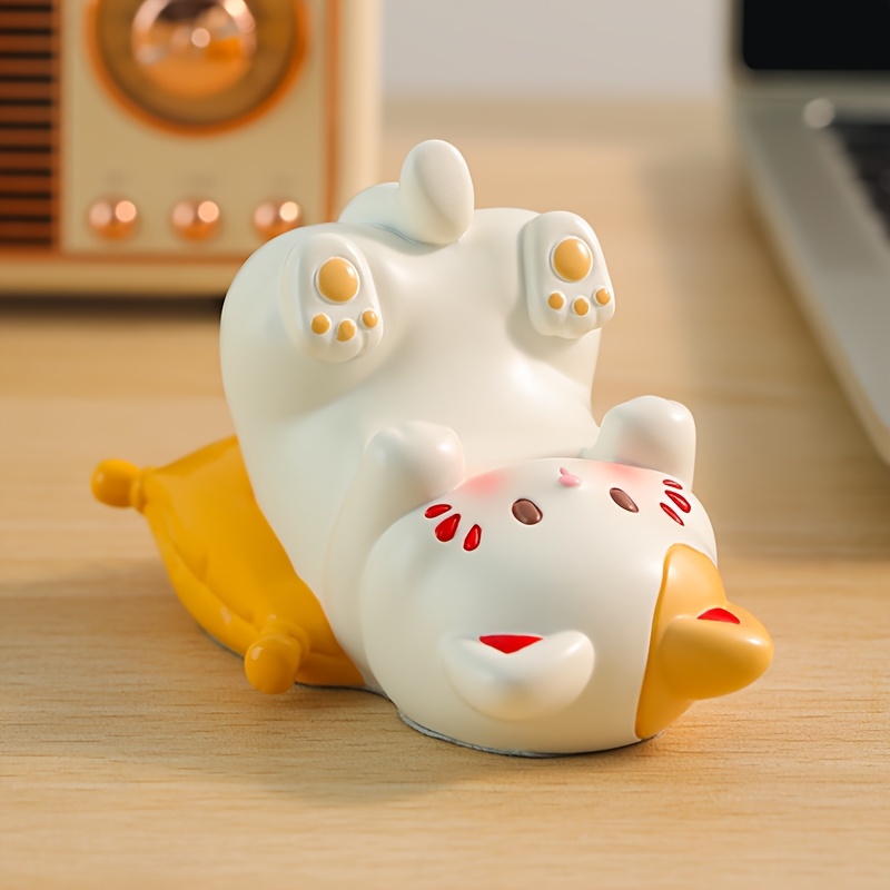 Charming Cat-Shaped Resin Phon - đánh giá và giá Desk Setup Home