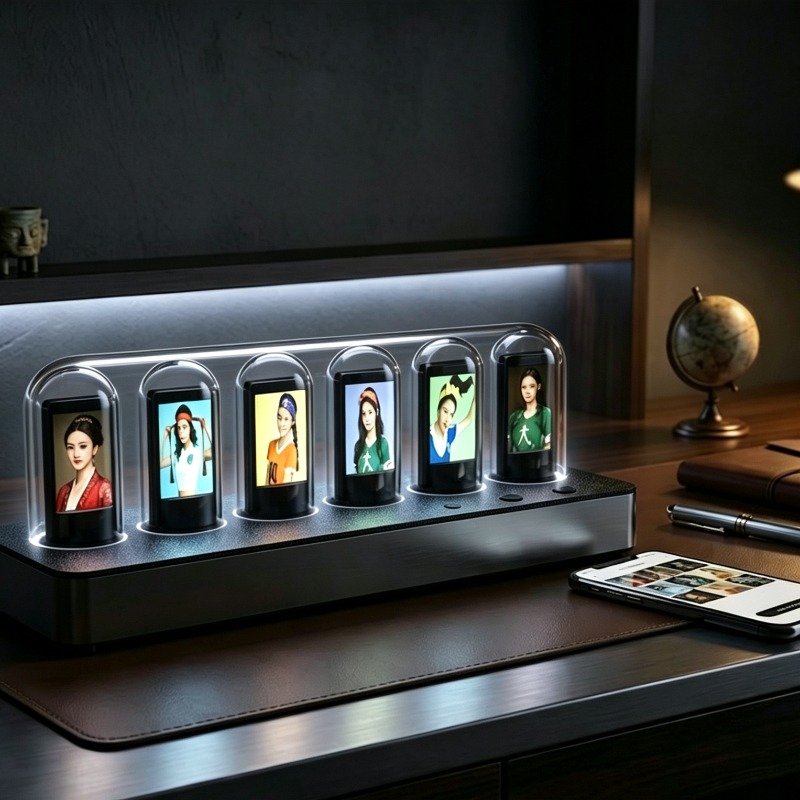 IPS‑Simulated Nixie Tube Clock - đánh giá và giá Desk Setup Artist