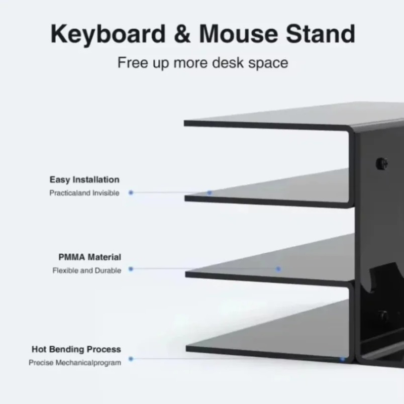 Keyboard Stand 3 Tier Acrylic  - đánh giá và giá Desk Setup Home