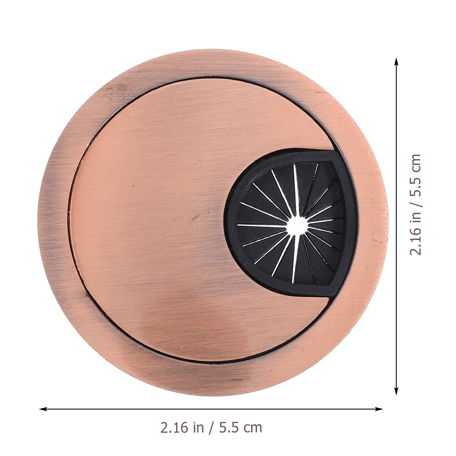 Round Cable Grommet Desktop Co - đánh giá và giá Desk Setup Simple
