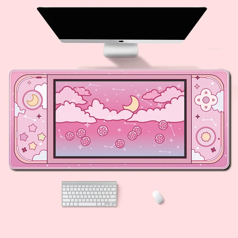 Moon and Stars Large Desk Mat  - đánh giá và giá Desk Setup Aesthetic