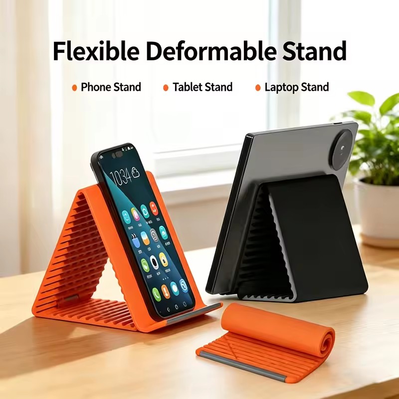 Portable Silicone Mobile Phone - đánh giá và giá Desk Setup Stand