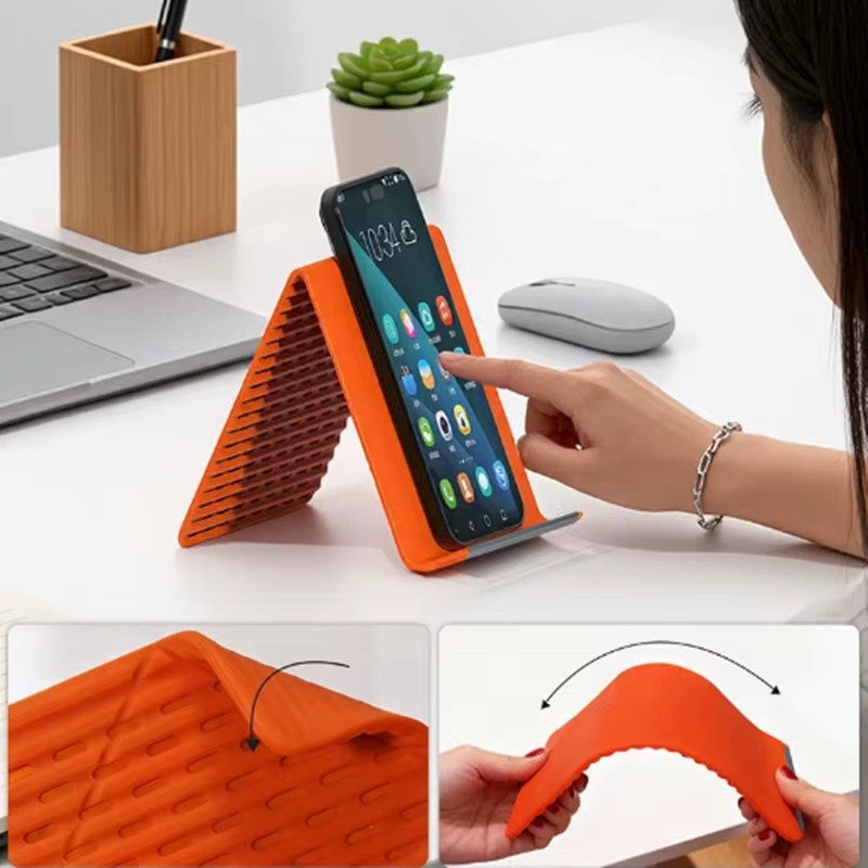Portable Silicone Mobile Phone - đánh giá và giá Desk Setup Stand