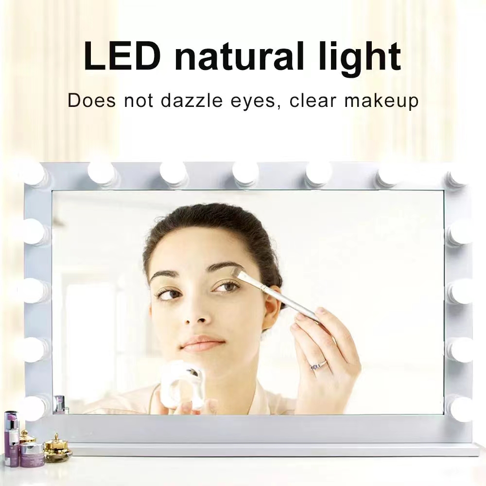 LED Light Paste Mirror Makeup  - đánh giá và giá Desk Setup Lamp