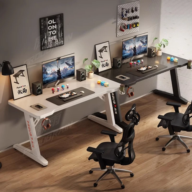 Gaming Console Computer Desks  - đánh giá và giá Desk Setup With Laptop And Monitor