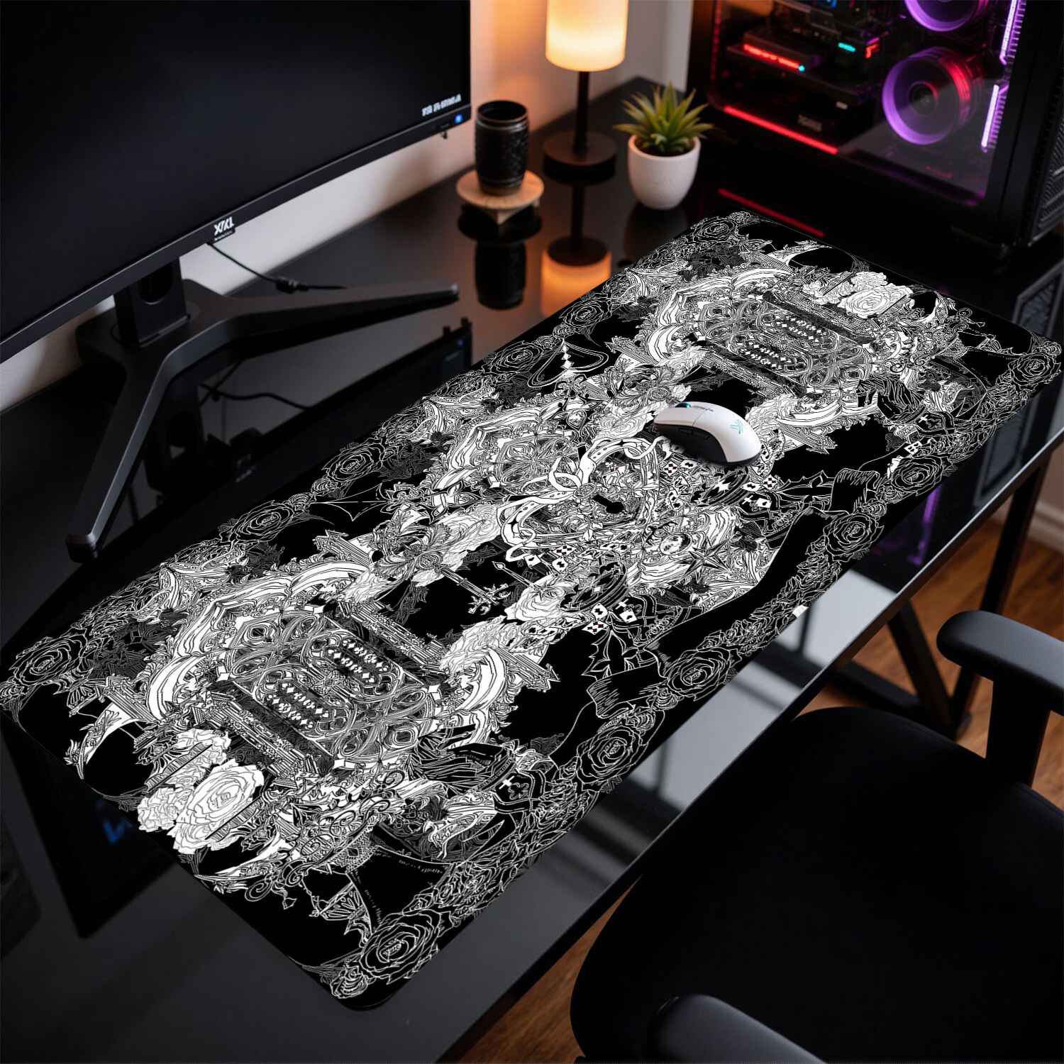 Divine Realm Gothic Building M - đánh giá và giá Rubber Mat Desk