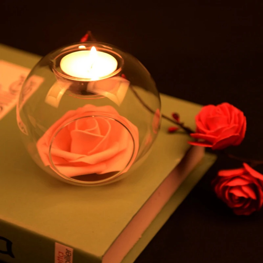 6/12pcs Glass Round Hollow Can - đánh giá và giá Desk Setup Lamp