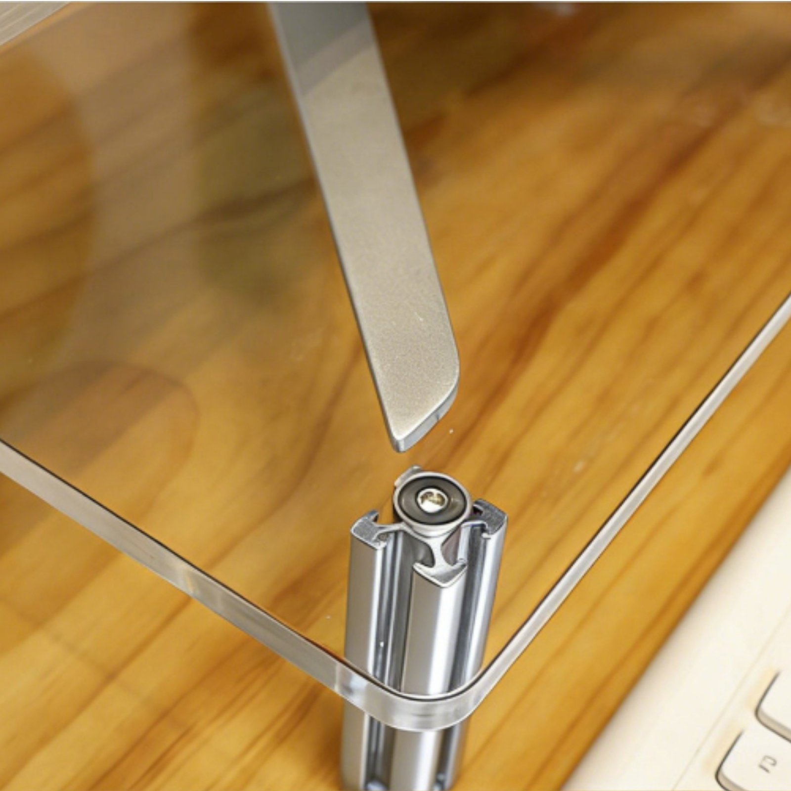 Acrylic Monitor Stand Easy to  - đánh giá và giá Setup Desk Monitor