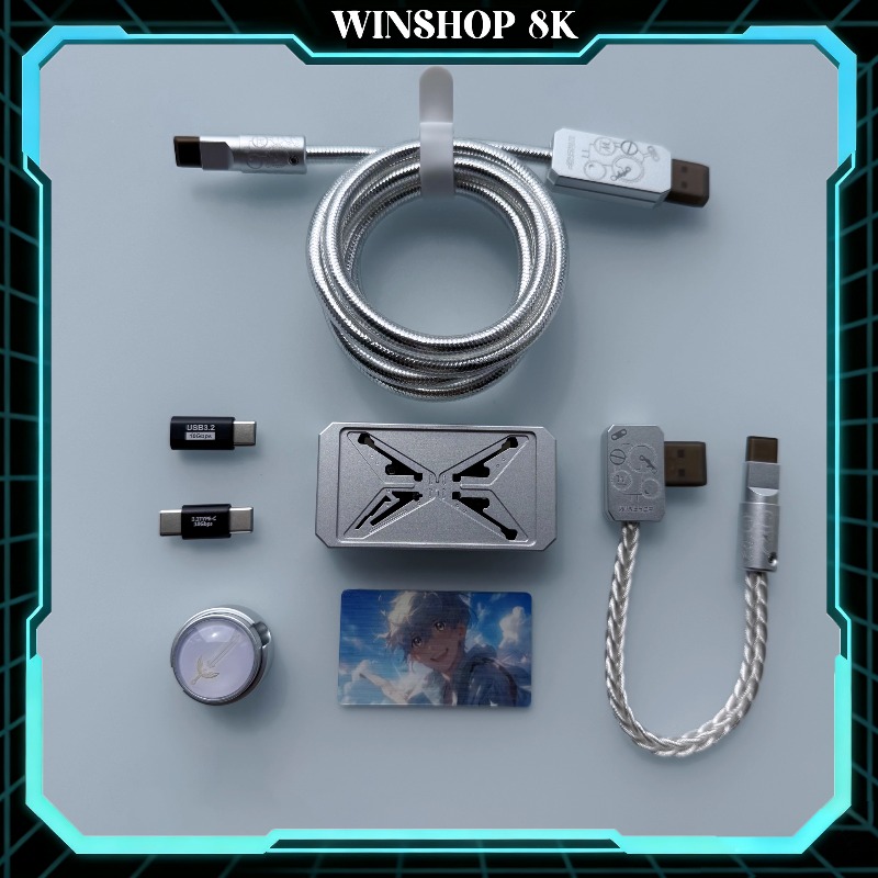 WINSHOP Esports HUB Dual-In 4- - đánh giá và giá Desk Setup Aesthetic
