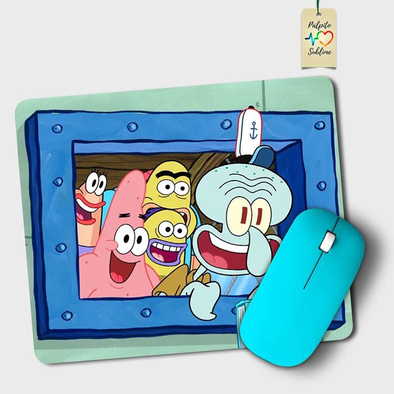 SpongeBob SquarePants Mouse Pa - đánh giá và giá Desk Setup Cute