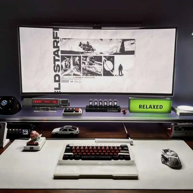 Aluminum Monitor Stand Acrylic - đánh giá và giá Desk Setup With Laptop And Monitor