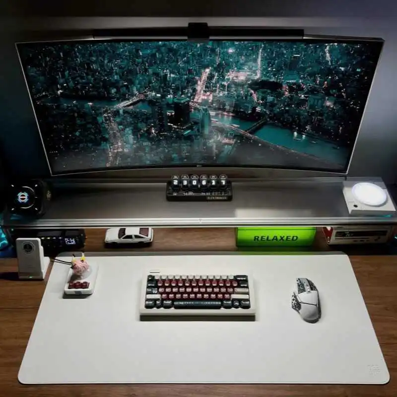Aluminum Monitor Stand Acrylic - đánh giá và giá Desk Setup With Laptop And Monitor