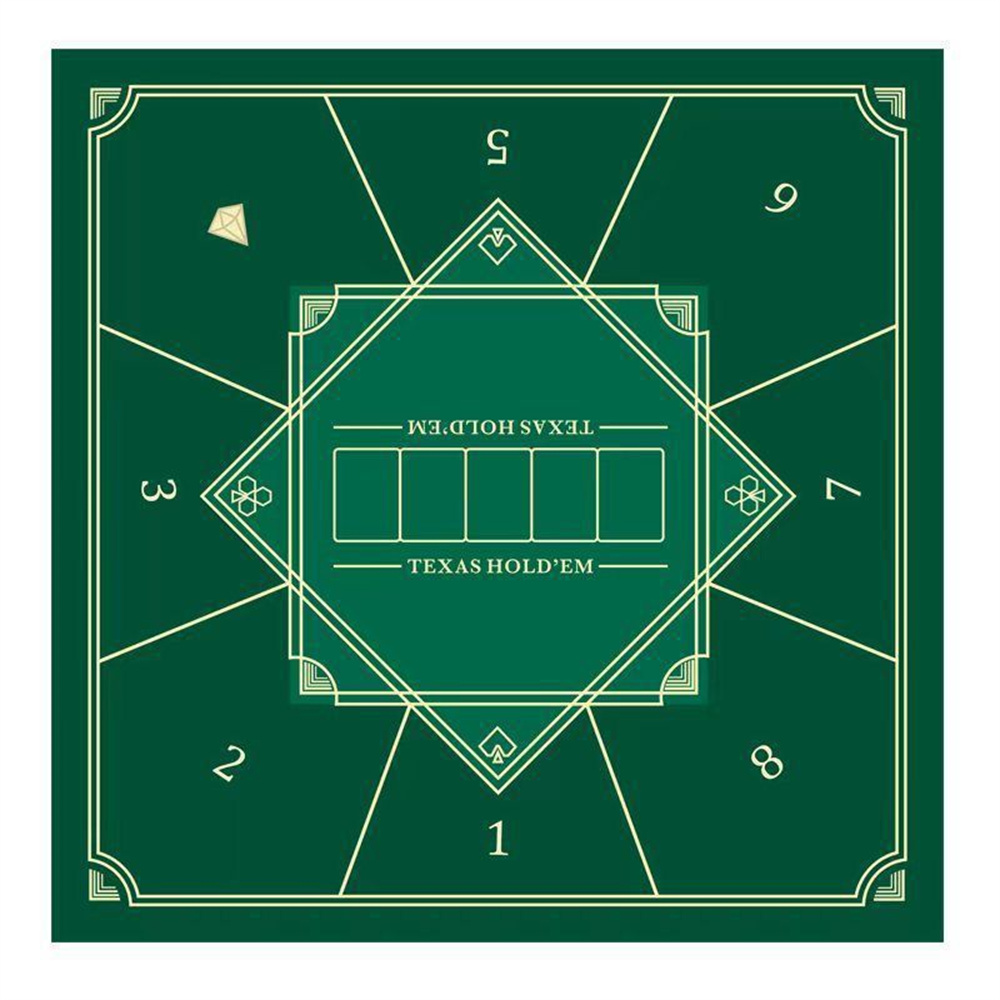 Thickened Texas Hold'em Poker  - đánh giá và giá Rubber Mat Desk