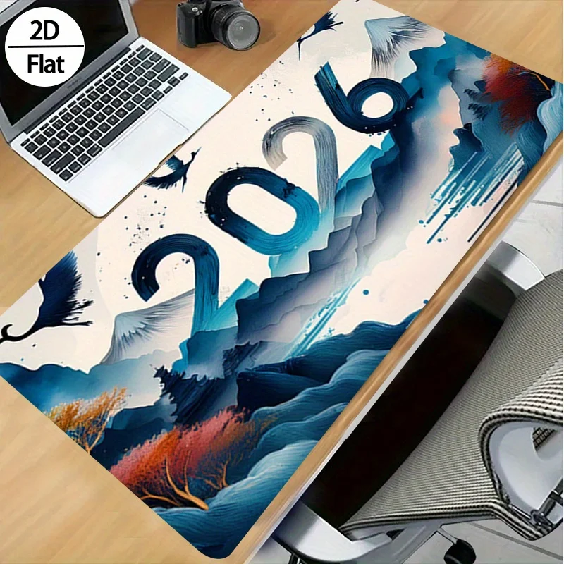 2026 New Year Ink Painting 2D  - đánh giá và giá Rubber Mat Desk