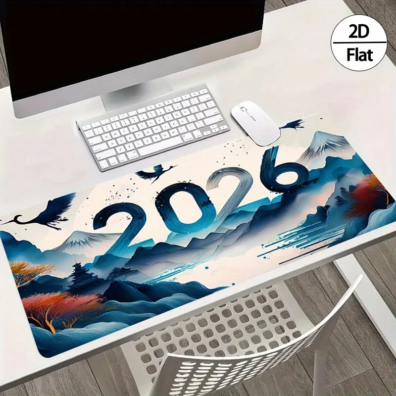 2026 New Year Ink Painting 2D  - đánh giá và giá Rubber Mat Desk
