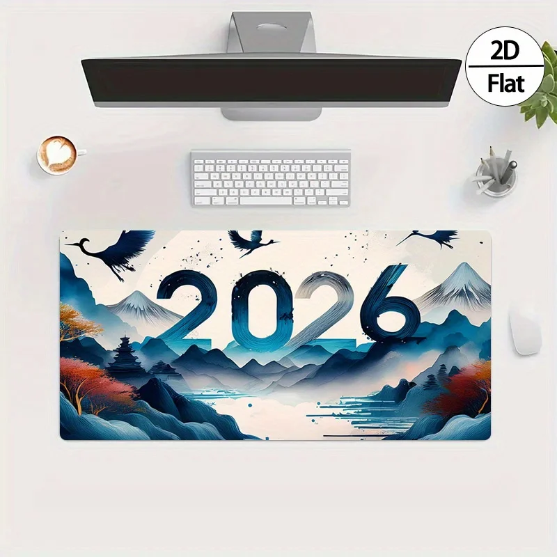 2026 New Year Ink Painting 2D  - đánh giá và giá Rubber Mat Desk