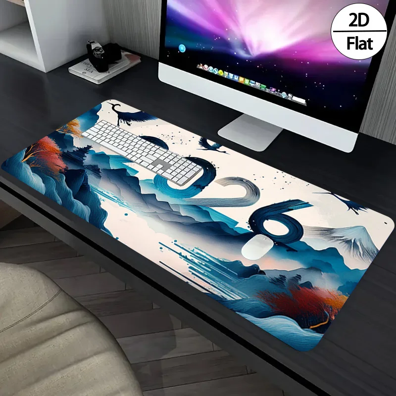 2026 New Year Ink Painting 2D  - đánh giá và giá Rubber Mat Desk