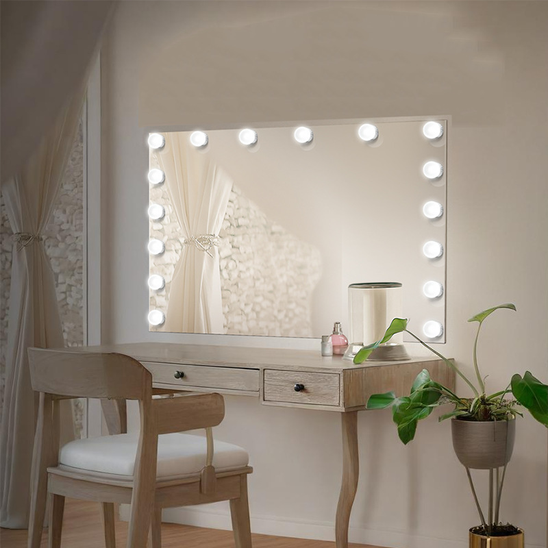 LED Makeup Light No Drill Past - đánh giá và giá Desk Setup Lamp