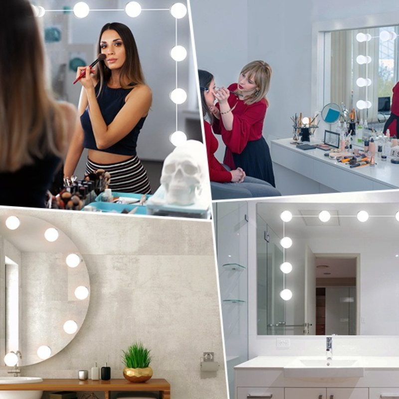 LED Makeup Light No Drill Past - đánh giá và giá Desk Setup Lamp