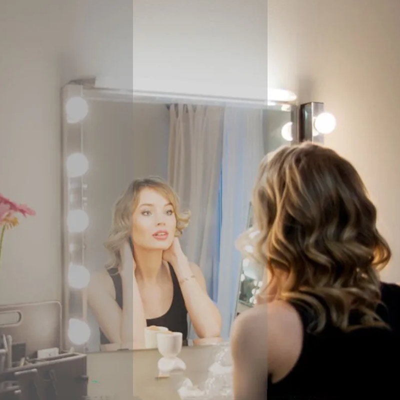 LED Mirror Makeup Mirror w/Lig - đánh giá và giá Desk Setup Lamp
