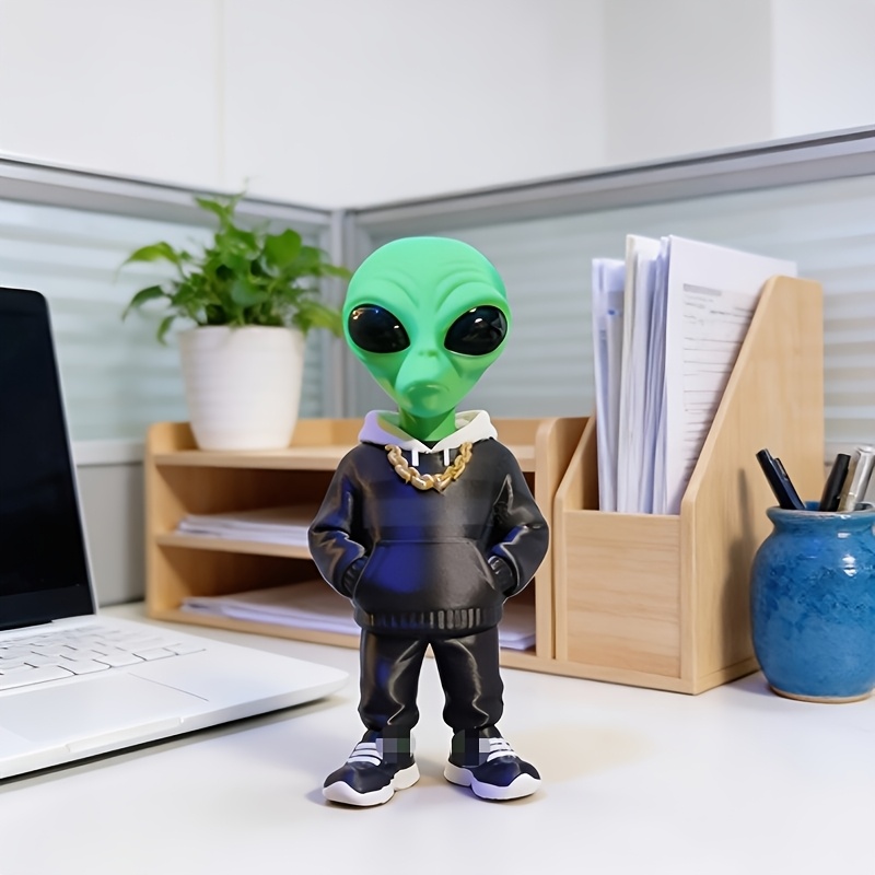 1 Piece Green Alien Figure wit - đánh giá và giá Desk Setup Home